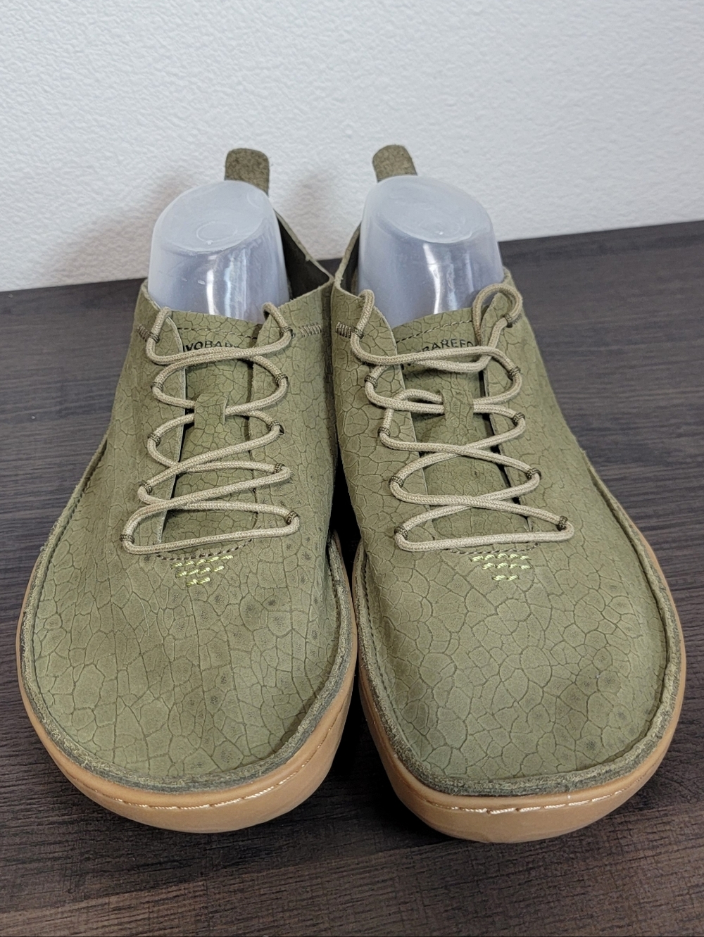 Vivo Barefoot Sensus 1 Moc Lace-up Croc Embossed Leather Wide Sneaker 46 - Picture 6 of 15